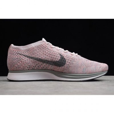 Nike Flyknit Racer Pembe / Gri Koşu Ayakkabısı Türkiye - LP3LW4MG